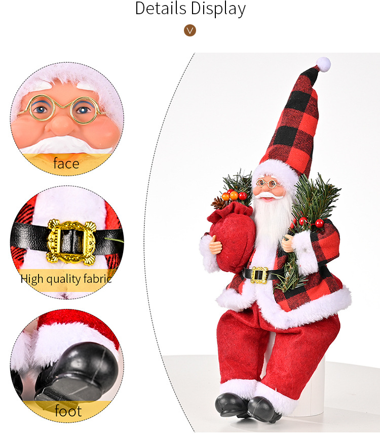 New Christmas Resin Old Man Ornaments Wholesale Nihaojewelry display picture 14