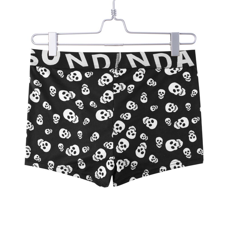 Men's Underwear, Cotton Boxer Briefs, Breathable Sports Style Trendy Boxer Briefs, Youth Mid-Waist Shorts, Underwear for Men