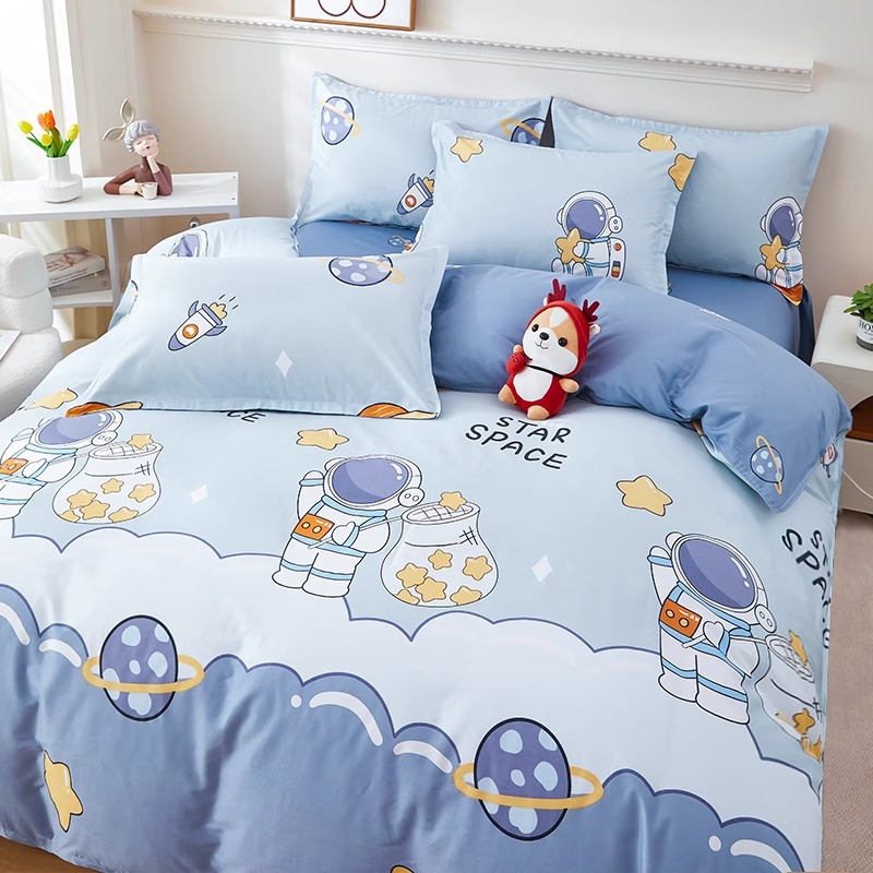 100% algodón de dibujos animados para niños funda de edredón de un solo algodón bebé funda de edredón niño jardín de infantes 120x150 coche 200