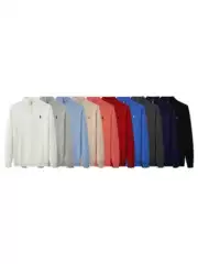 Cross-Border Foreign Trade R*L Ralph Lauren Half-Turtleneck Sweater Unisex Knitwear Base Layer Top Casual Fashion