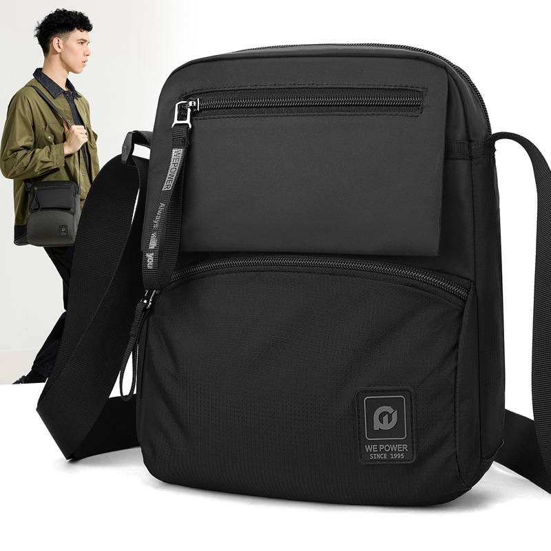 WEPOWER nuevo estilo de moda simple mochila de hombro al aire libre viaje ligero bolso de hombro de negocios bolso de hombre