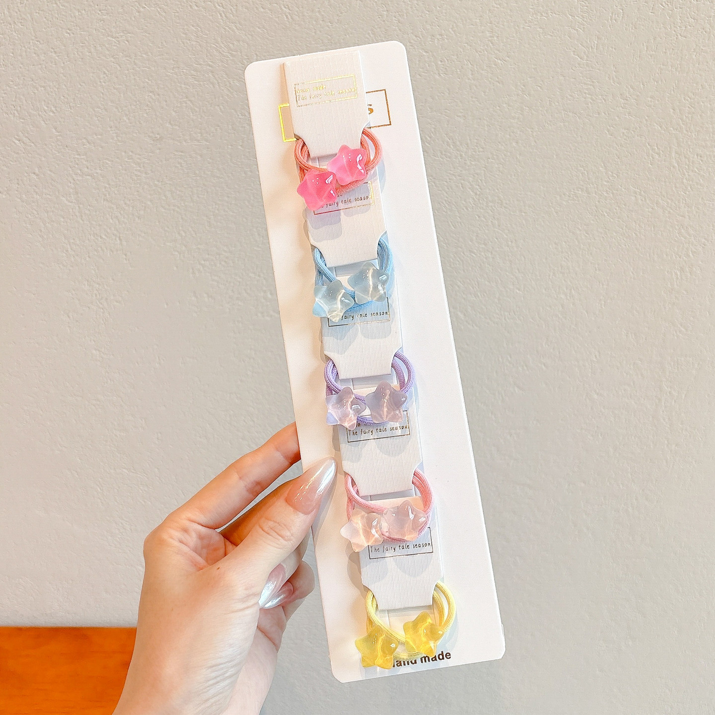 Caricatura encantadora anillo de pelo pulgar no daña el cabello de los niños correa de correa pequeña cuerda de cabello para niñas cuerda de cabello