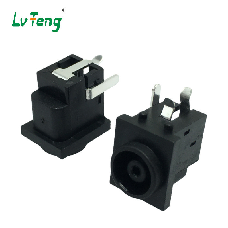 DC-038绿丰电源插座DC充电座配6813插头大电流全铜阻燃路由器插座