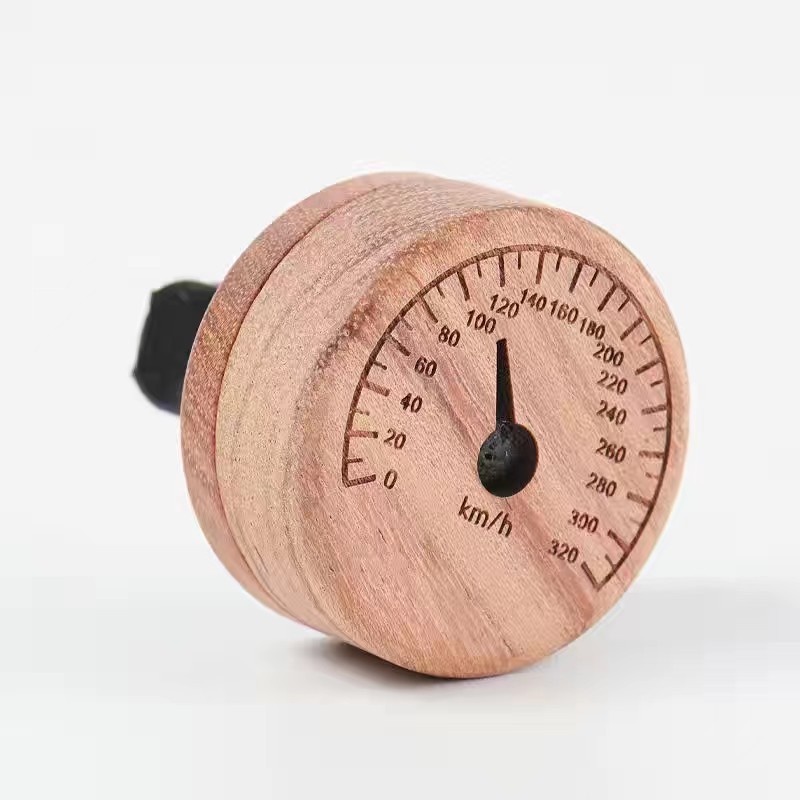 Solid wood car air outlet diffuser essential oil aromatherapy Rosewood wooden car aromatherapy volcanic stone diffuser