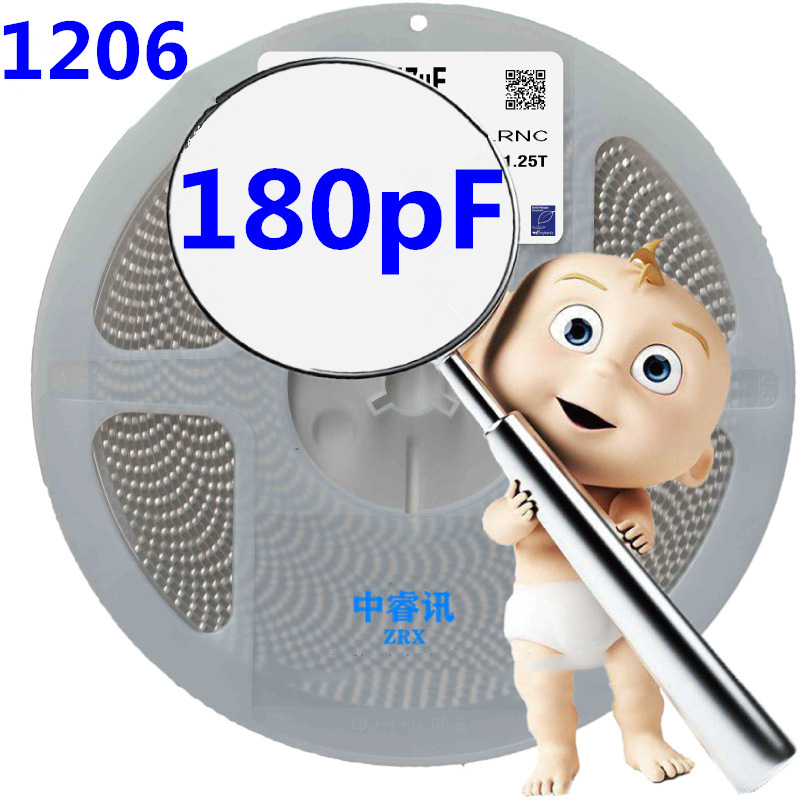 CL31C181JGFNFNE 新货贴片瓷电容1206 180pF 500V COG 电子元器件