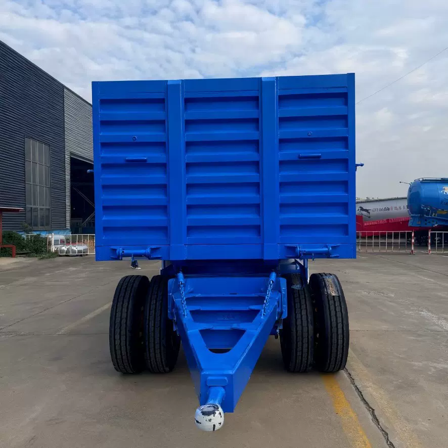 跨境供应全挂车箱式全挂拖车半挂车Export Full Trailer