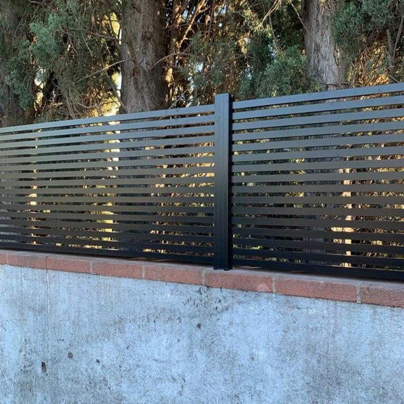 Shengjie WPC ограждение доска для виллы внутренний дворик забор алюминиевый художественный забор перила алюминиевый сплав открытый сад минималистичный забор