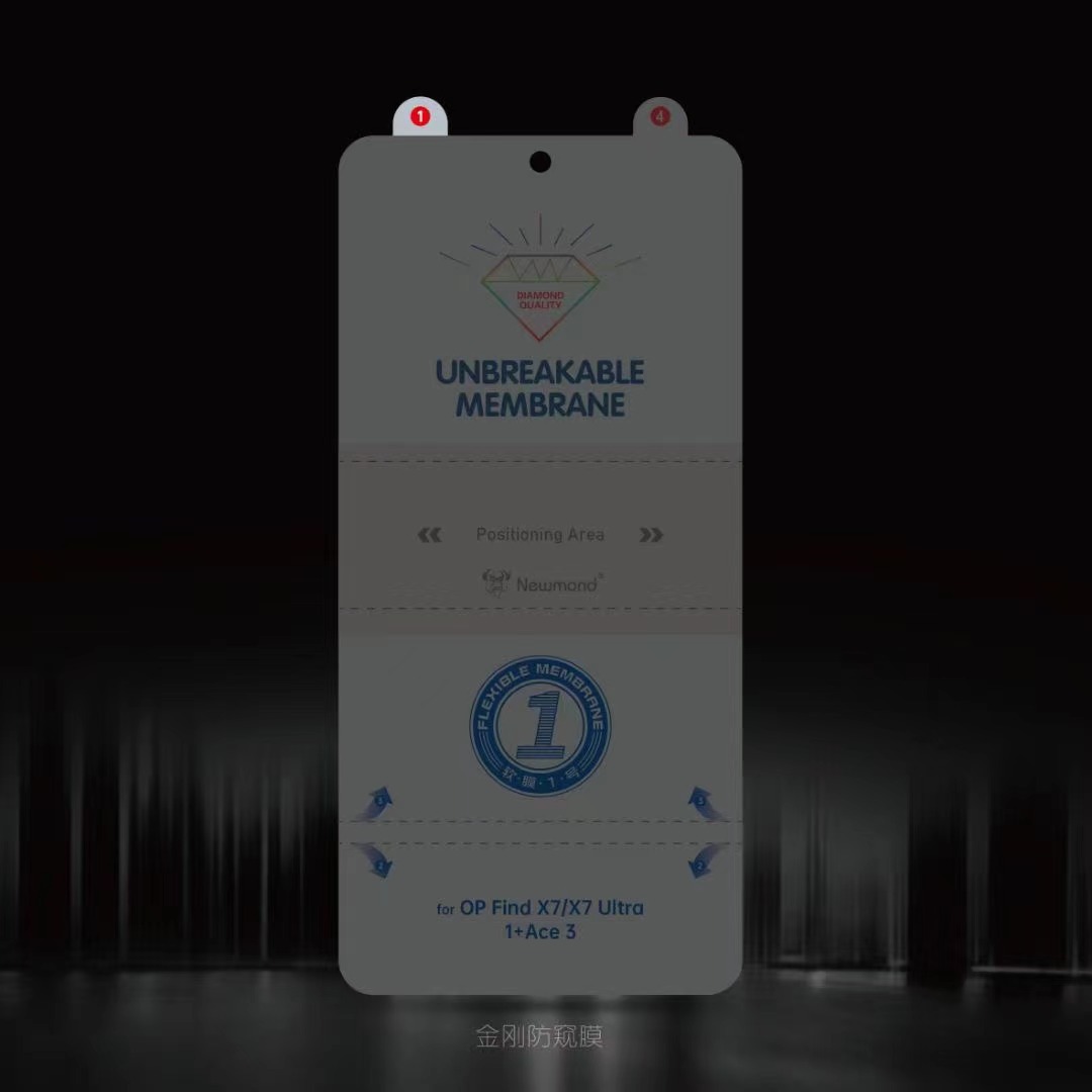 For OPPO Reno12 diamond anti-peep hydraulic film Find X8Pro hydraulic anti-peep film soft film Find N3