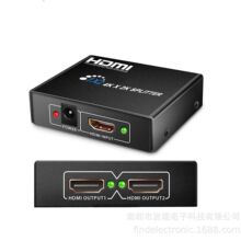 HDMI视频分屏器1*2 hdmi分配器1进2出4K2Khdmi分频器 一分二1080P