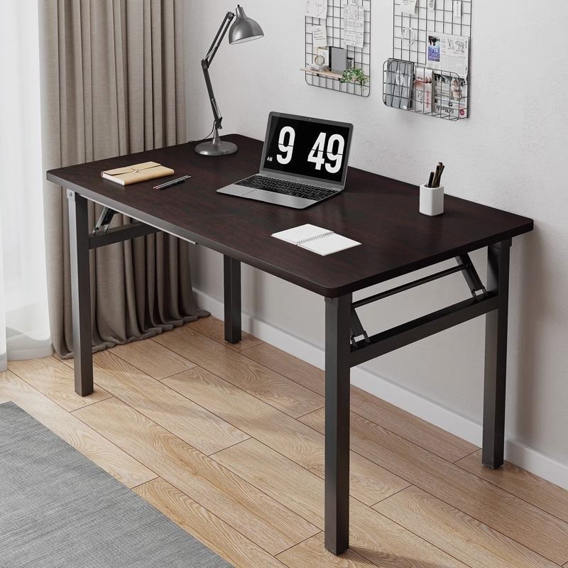 Foldable Computer Table Installation-Free Table Home Bedroom Student Study Table Rental House Simple Office Desk Desk