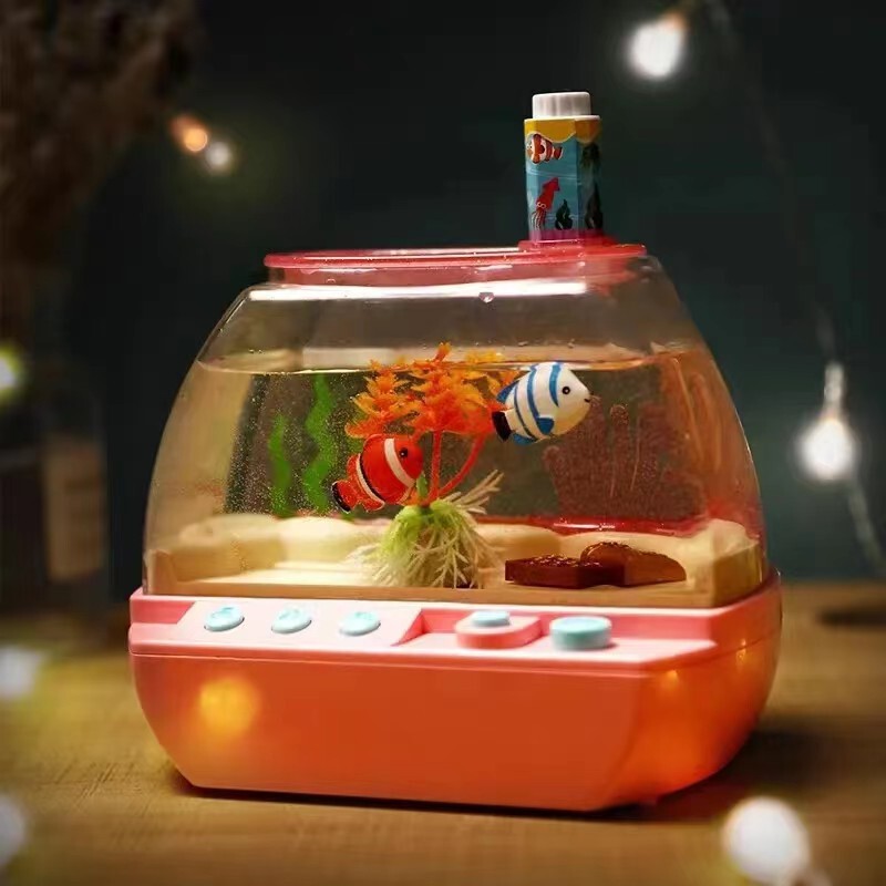 Children's Happy Aquarium Mini Simulation Fish Faring Fish Tank Educational Play Toys Gift Early Education Story Machine Children's Happy Aquarium Mini Simulation Fish Faring Fish Tank Educational Play Toys Gift Early Education Story Machine