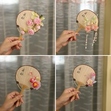 汉服头饰女童古风发夹公主复古配饰小女孩中国风步摇流苏花朵发卡