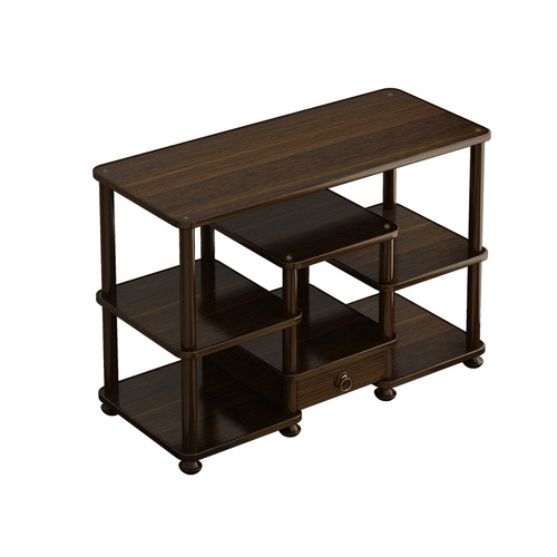 Desktop solid wood Chinese Bogu rack tea rack small storage rack decoration ornaments teacup teapot display rack