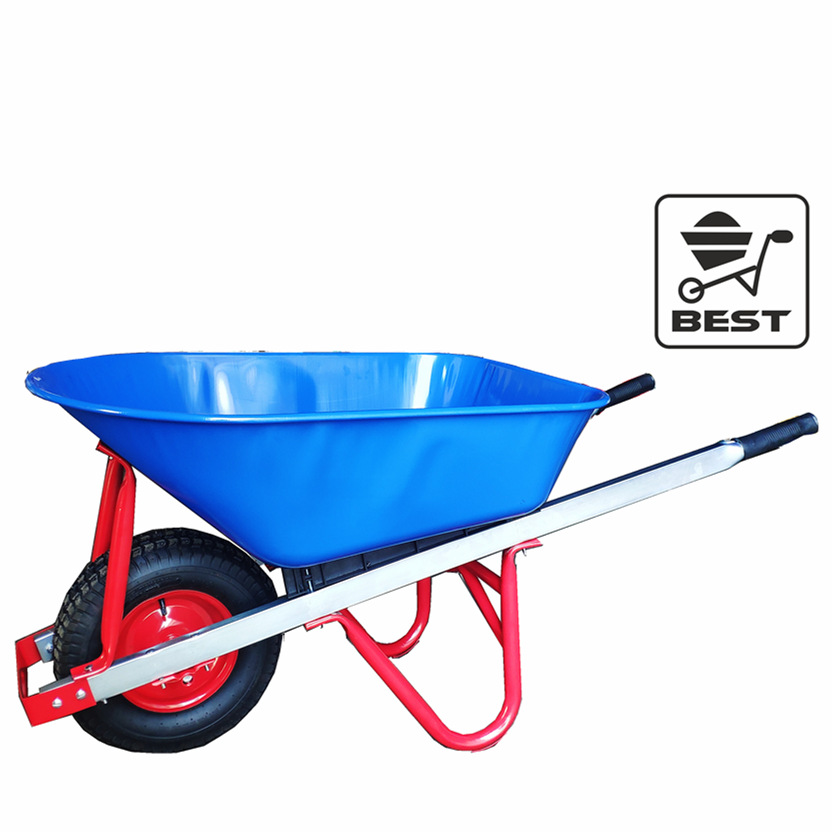 美洲澳洲深斗大斗独轮手推车 WB8614 园林农场手推工具车