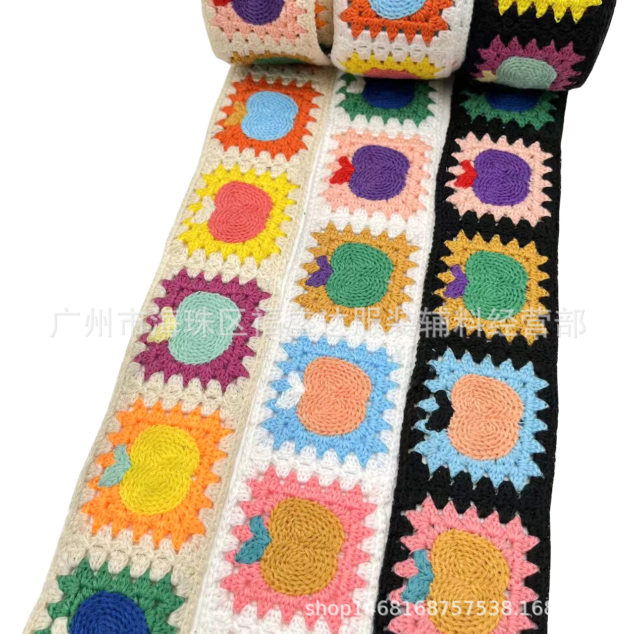 热款仿手绣条码刺绣花边 古典服饰箱包辅料 多色织带提花花边批发