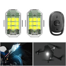 オートバイ LED 点滅ライト M3 ワイヤレスリモコン 7 色航空機ライトドローン夜間飛行修正警告灯アクセサリー|undefined