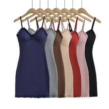 YPFF潮流女装性感辣妹蕾丝胸垫吊带连衣裙春夏款欧美时尚包臀短裙