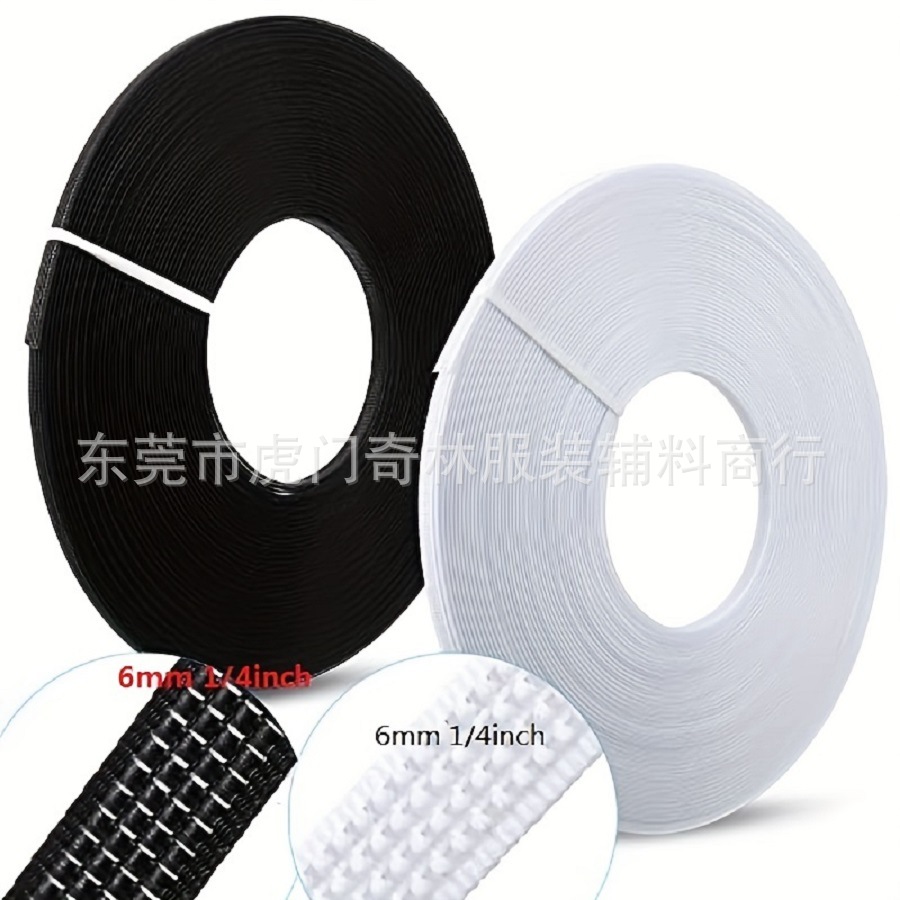 Varillas de costilla transparentes al por mayor de Taiwán para dar forma a vestidos de novia y lencería, varillas con borde enrollado.