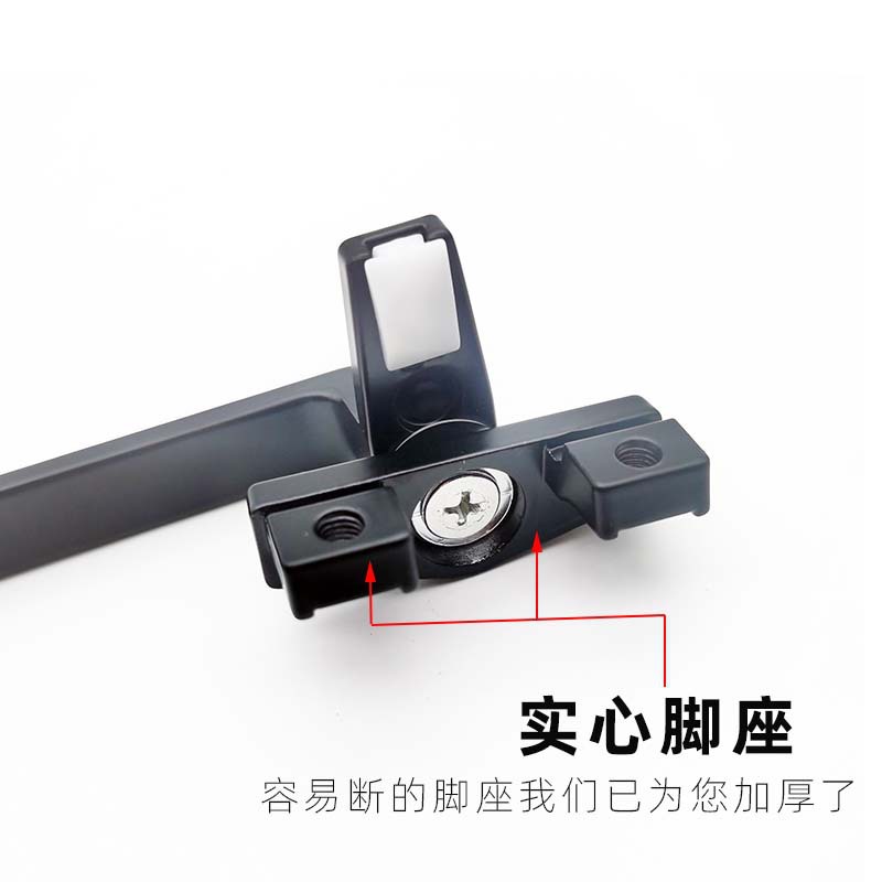 Affordable 38 type 50 aluminum alloy casement window handle 7-character single point handle outward opening window handle