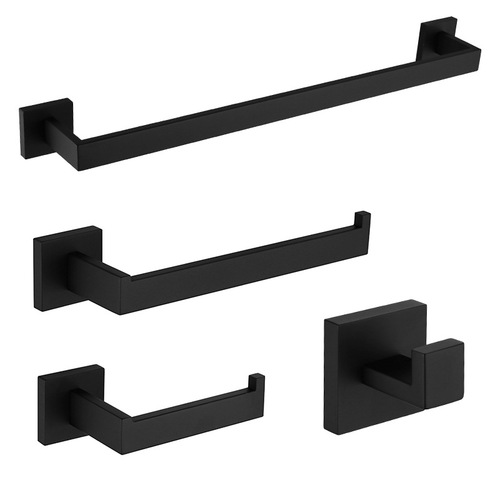 Cross-border bathroom 304 towel rack set bathroom towel rack set toilet paper holder hanger bathroom hardware set