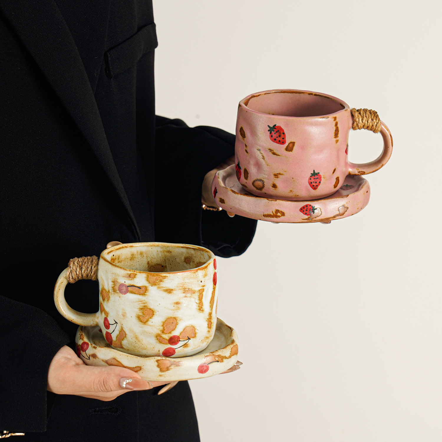 Horno retro taza de diseño taza de regalo para acompañantes de tazas de café de alta calidad exquisita caja de regalo image 3