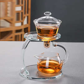 玻璃茶具套装组合家用懒人泡茶神器自动泡茶壶办公室会客功夫用品