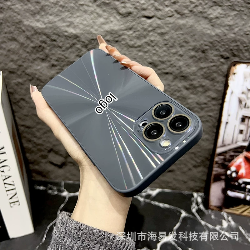 Стеклянный защитный чехол для телефона Apple iPhone 17, 17 Pro, 17 Pro Max, титаново-серый, защита от падения