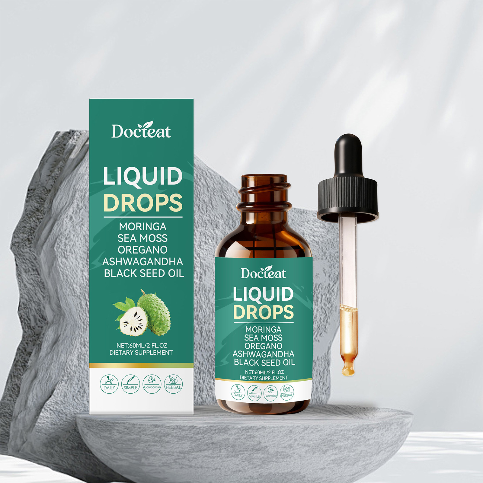 海外DOCTEAT 多维复合营养滴剂 日常营养补充舒适体验贴合生活需