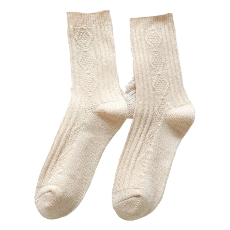ウールの靴下の子供の秋冬の保温は厚いです。