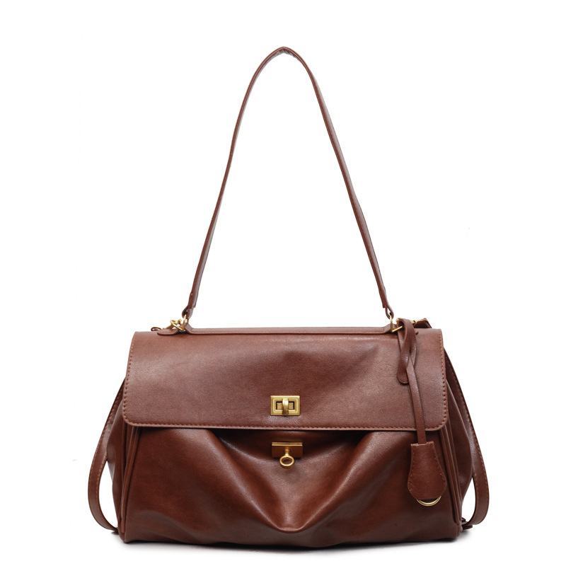 Bolso, bolso de hombro de alta calidad, bolso de hombro de gran capacidad, bolso de transporte de trabajo casual.