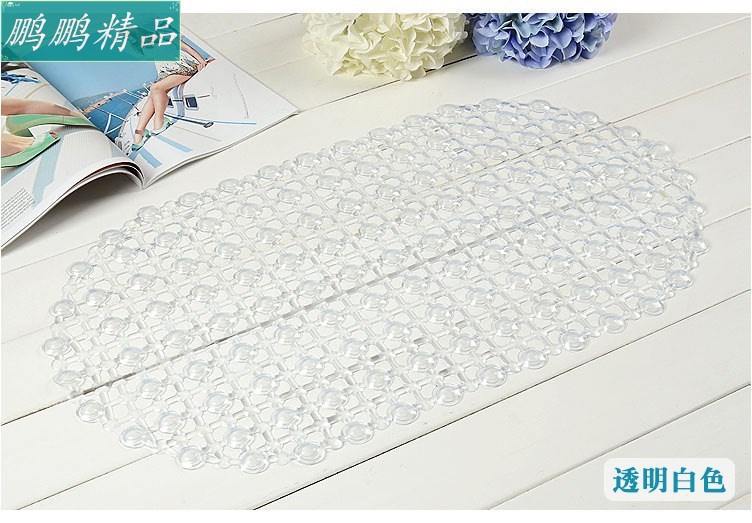 Alfombra de ducha antideslizante de PVC para personas mayores y niños