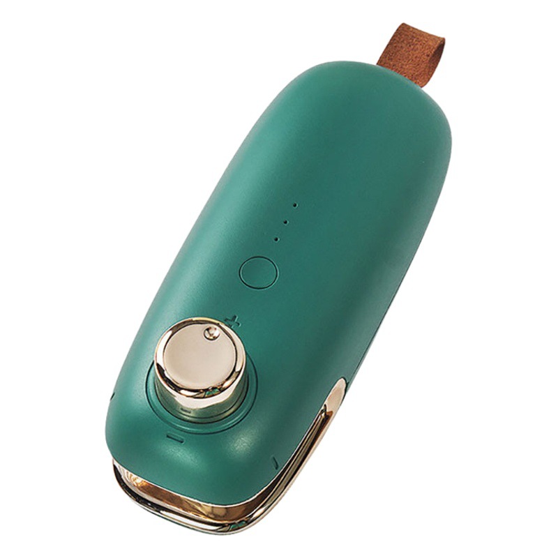 Máquina de sellado del hogar pequeño portátil USB recargable snack bolsa de plástico presión de la mano calefacción eléctrica mini máquina de sellado de plástico