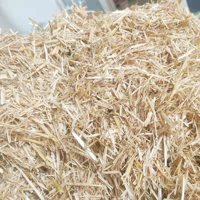）小麦秸秆草天然干草垛凳子摄影草垛粉墙装修草粉碎麦秆