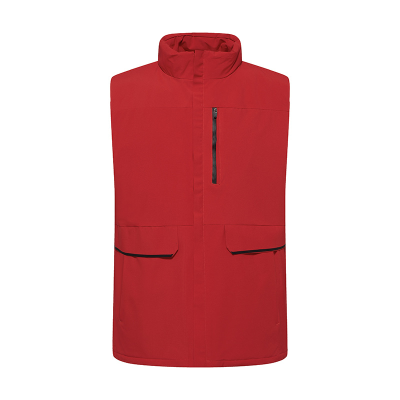 Herramienta chaleco de invierno y otoño, cuello de bolsillo sin mangas chaleco de hombro casual chaleco de pesca chaqueta hombre