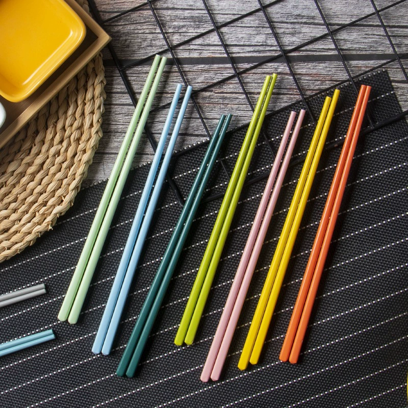 Ceramic chopsticks for home use, hygienic set for adults, tableware, Nordic style