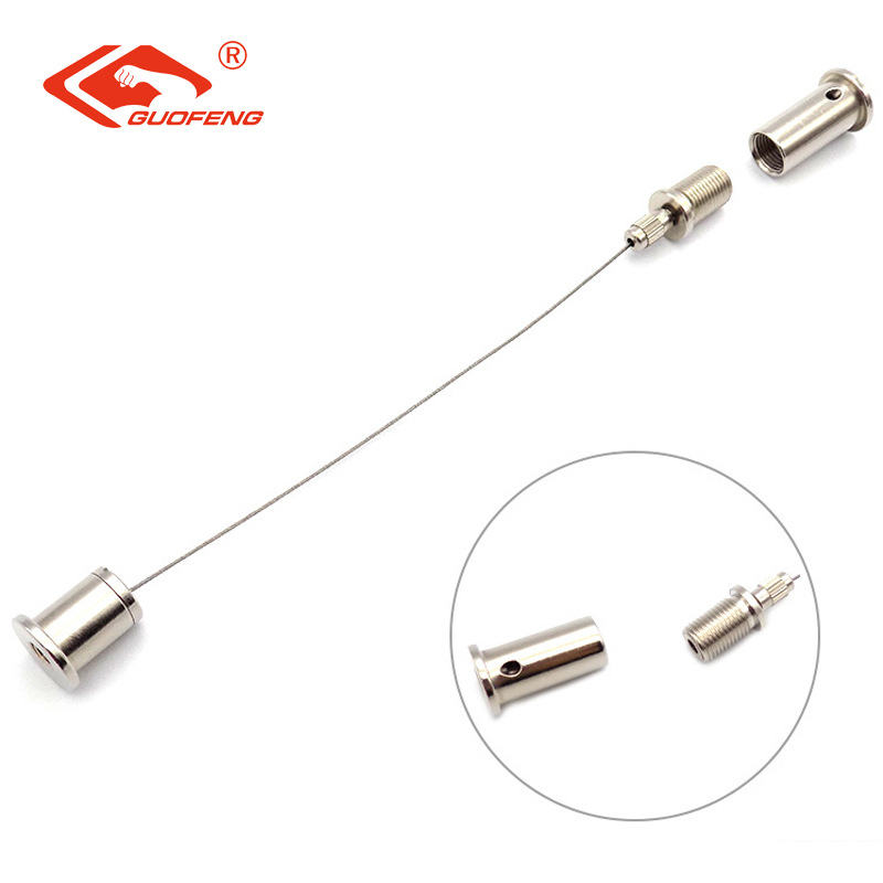 Tensor de cable para luces de exterior, gancho de sujeción, accesorios para iluminación de metro, cuerda de acero anticaídas, placa de techo, cuerda de acero para lámparas colgantes