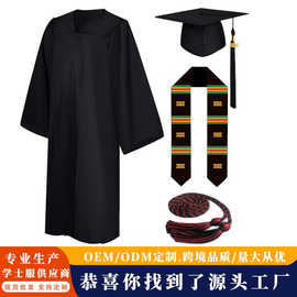 2026新款梭织学士服毕业服套装成人礼服高中大专大学学位学士服装