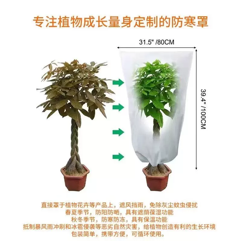 冬季果树防虫网罩网袋莲雾樱桃蓝莓蔬菜花卉绿植防寒防虫防霜树罩