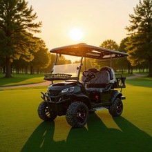 越野版高尔夫球车景区观光车电动高尔夫球车游客游览高尔夫球车