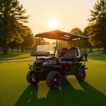 越野版高尔夫球车景区观光车电动高尔夫球车游客游览高尔夫球车