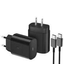 适用三星25W欧规充电器PD快充头 手机S22英规充电头原厂套装批发