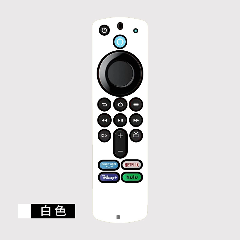 Применимо к Amazon 2021 Alexa Voice Remote 3-го поколения Пульт дистанционного управления трех поколений силиконовая защитная крышка