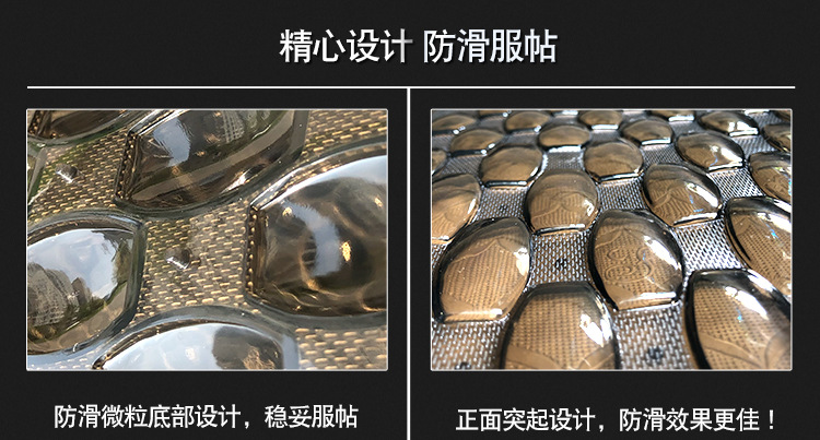 Front Row Single Piece Crystal Transparent Universal Car Floor Mat