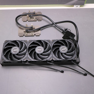 V100 G кожзаменитель с водяным охлаждением комплект 360-мм моноблок с жидкостным охлаждением система , с тремя вентилятор , двойной трещина структура