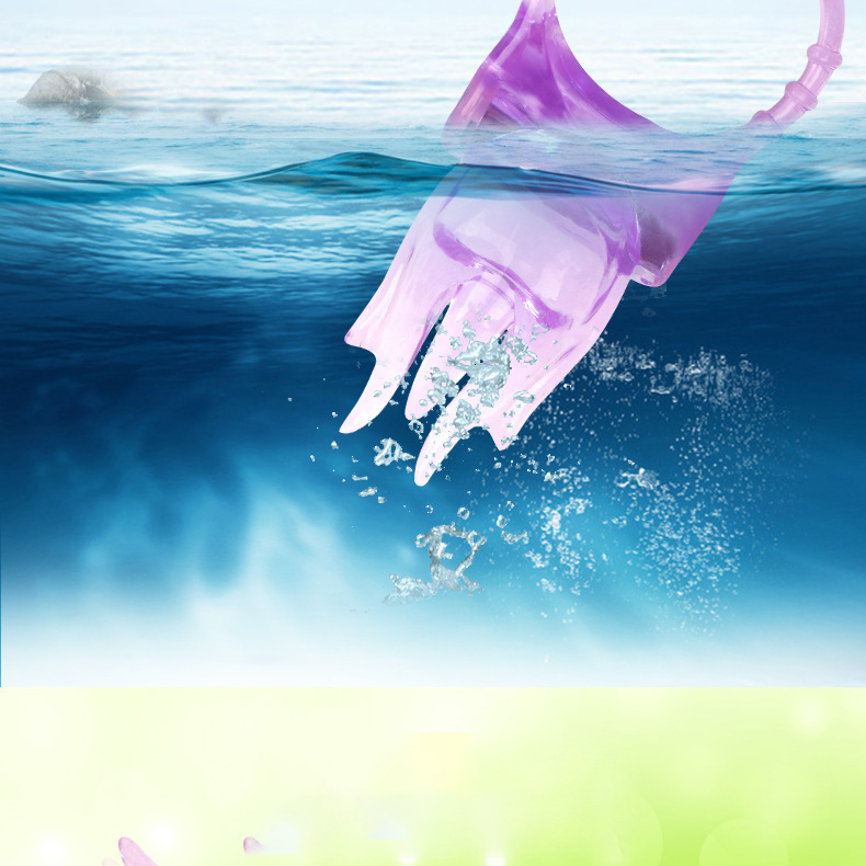 Couples Vibrating Ring Set with Delay Wipes and Cleaning Wipes, Purple TPE — detail image 7
