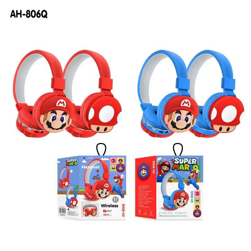 Ah -806 Bluetooth Headset Wireless GA-208 Card Pluggable Foreign Trade Cartoon Kolomi Stizi Headset Ah -806 Bluetooth Headset Wireless GA-208 Card Pluggable Foreign Trade Cartoon Kolomi Stizi Headset