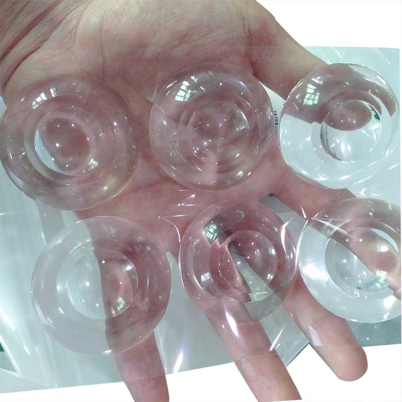 Montaje transfronterizo manija de la puerta transparente almohadilla anticolisión pu silicona fuerte Protector de pared silenciador autoadhesivo junta de goma