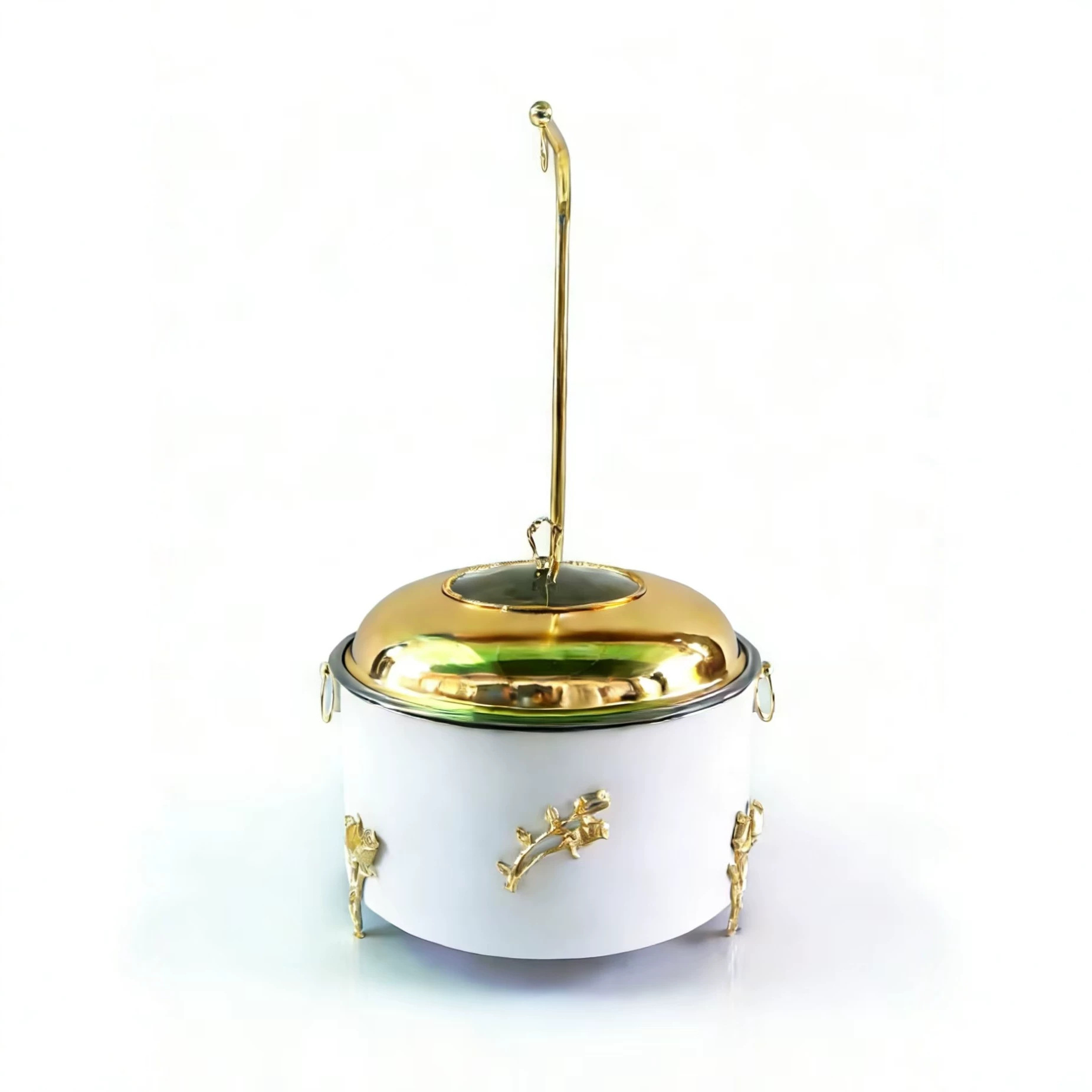 Cross-border light luxury stainless steel hanging stove buffet stove for home and commercial use, alcohol stove, buffet stove, dining stove, tableware wholesale