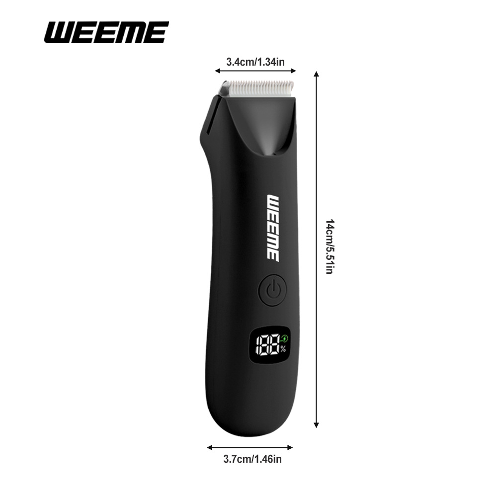 WEEME afeitador eléctrico transfronterizo hombre LCD digital pierna cabello bajo la axila afeitar cortadora privada aparato depilación de todo el cuerpo image 6