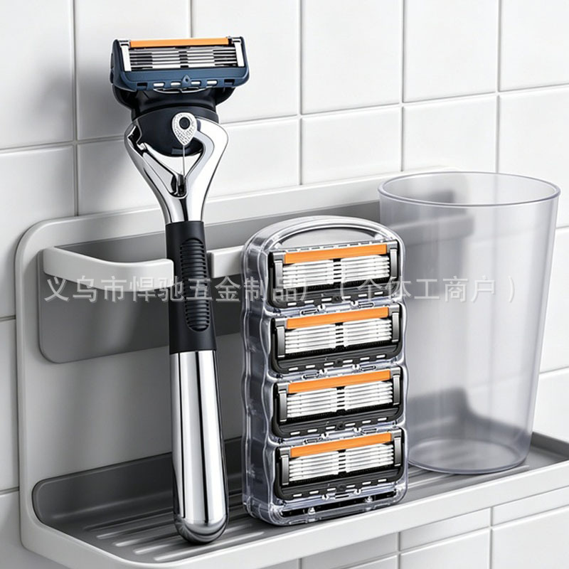 Hanchi Razor with 5-Layer Blades Compatible with Razor Holder, Men's Shaving Razor, Traditional Manual Razor Handle, Zinc Alloy Razor Holder Hanchi Razor with 5-Layer Blades Compatible with Razor Holder, Men's Shaving Razor, Traditional Manual Razor Handle, Zinc Alloy Razor Holder
